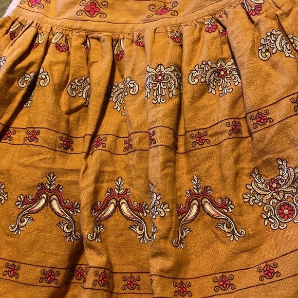 Anthropologie Embroidered Mini Skirt NWOT - Picture 7 of 8